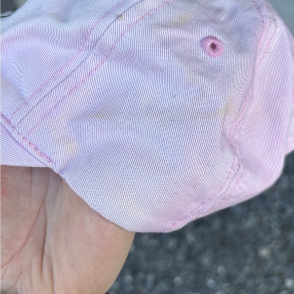 Pink John Deere embroided strapback baseball hat /cap farmer womens - Picture 3 of 7